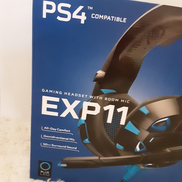 PHENOM EXP11 GAMING HEADSET WITH BOOM MIC NIB - Picture 3 of 9
